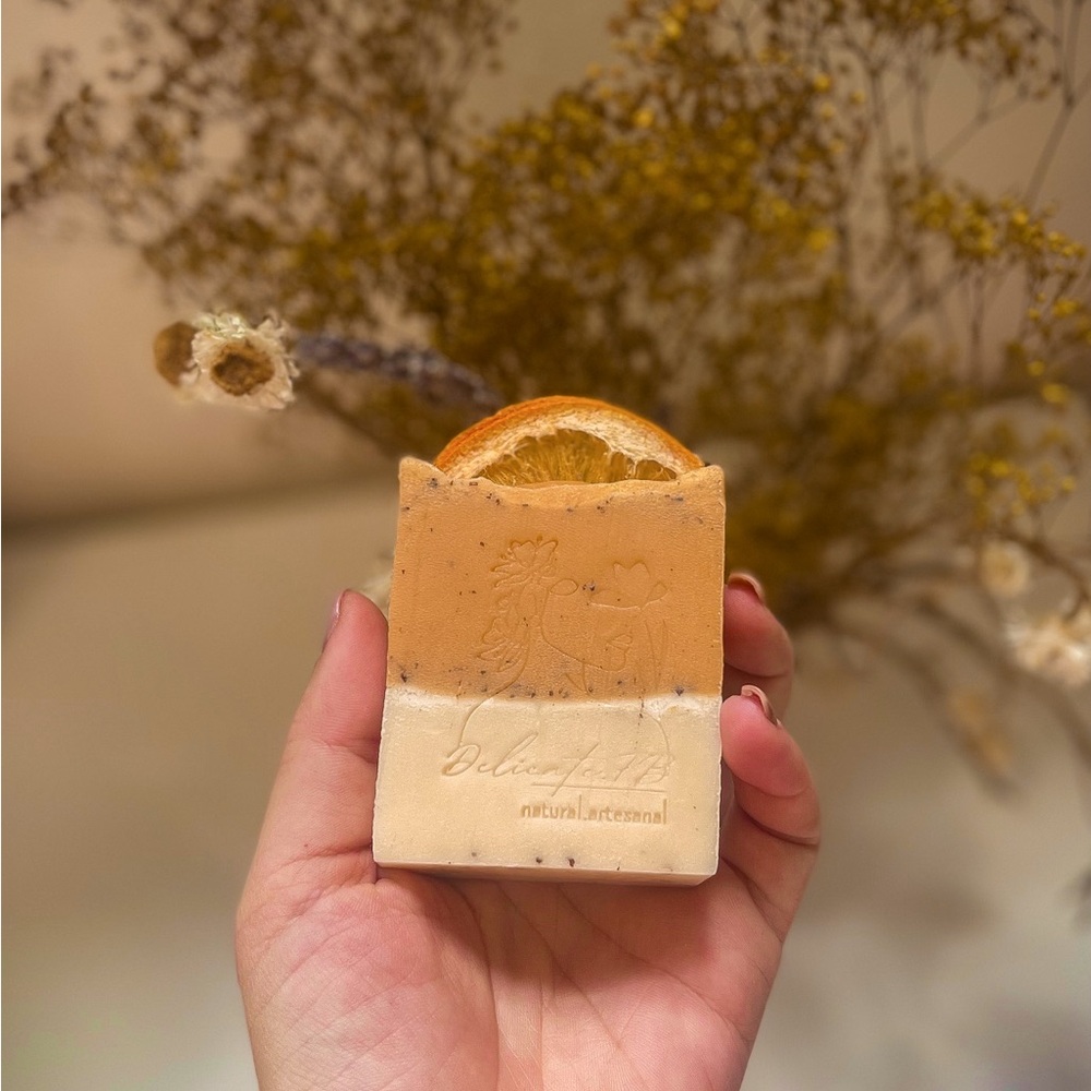 Natural Soaps. Orange and cinnamon Soap - Picture 1 of 7